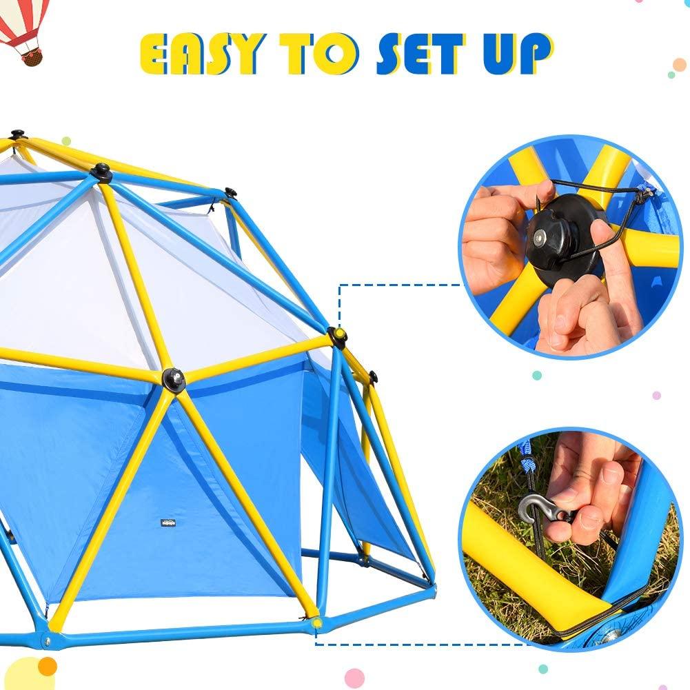 Easy to set up 10 FT Dome Climber Canopy Tent