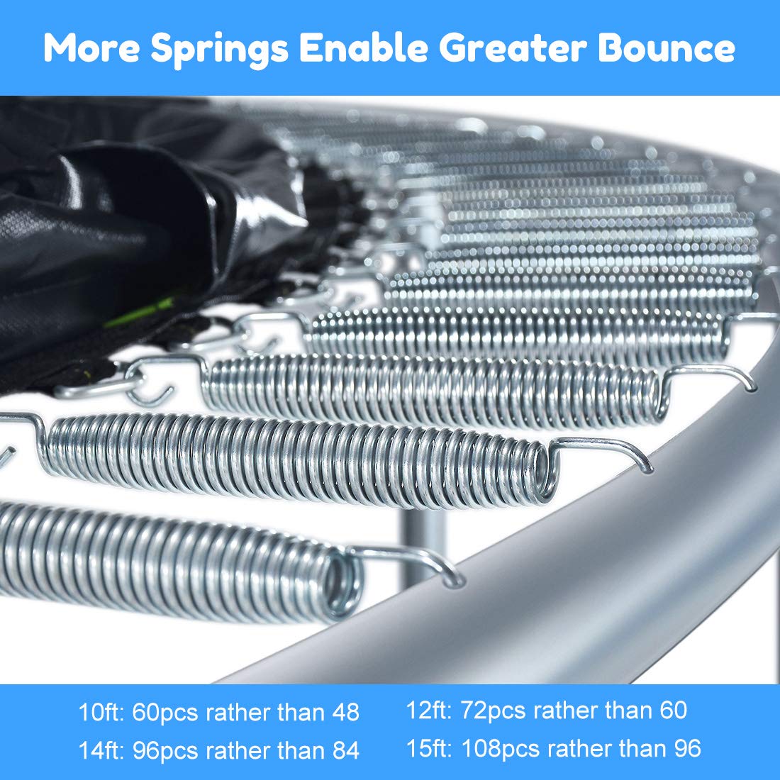 10ft trampoline springs