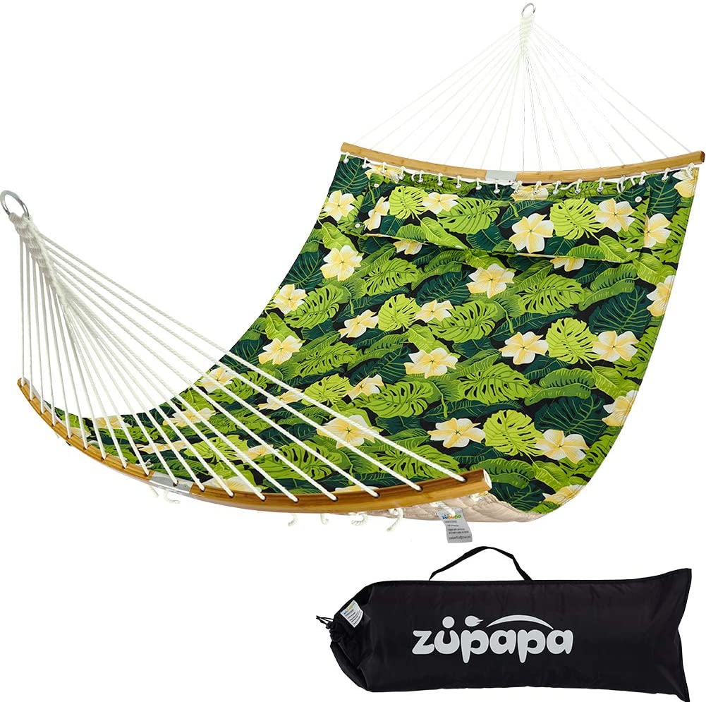 Quilted Hammock - Leaf Green