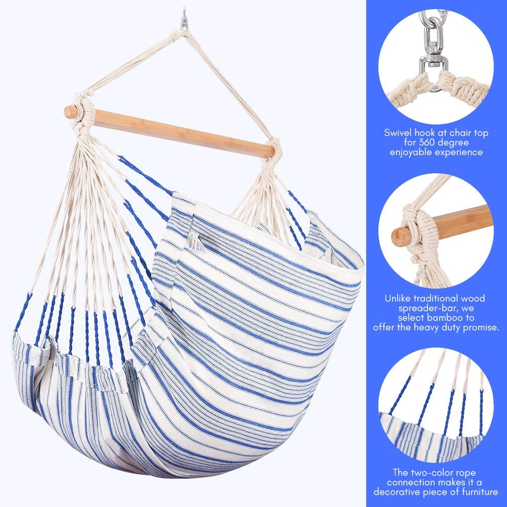 Threshold hanging outlet chair