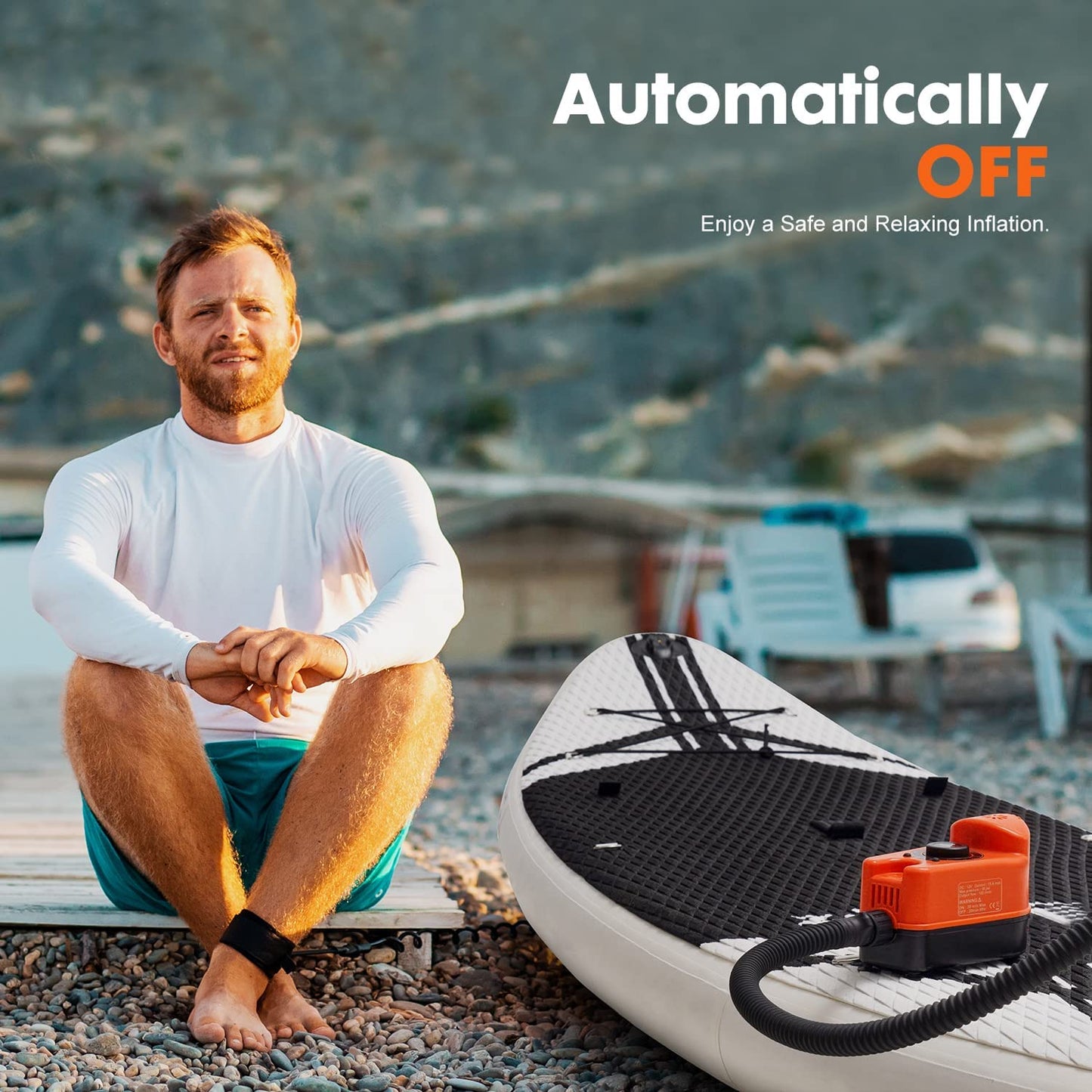 Paddle Board ‎Air Pump - Automatically Off