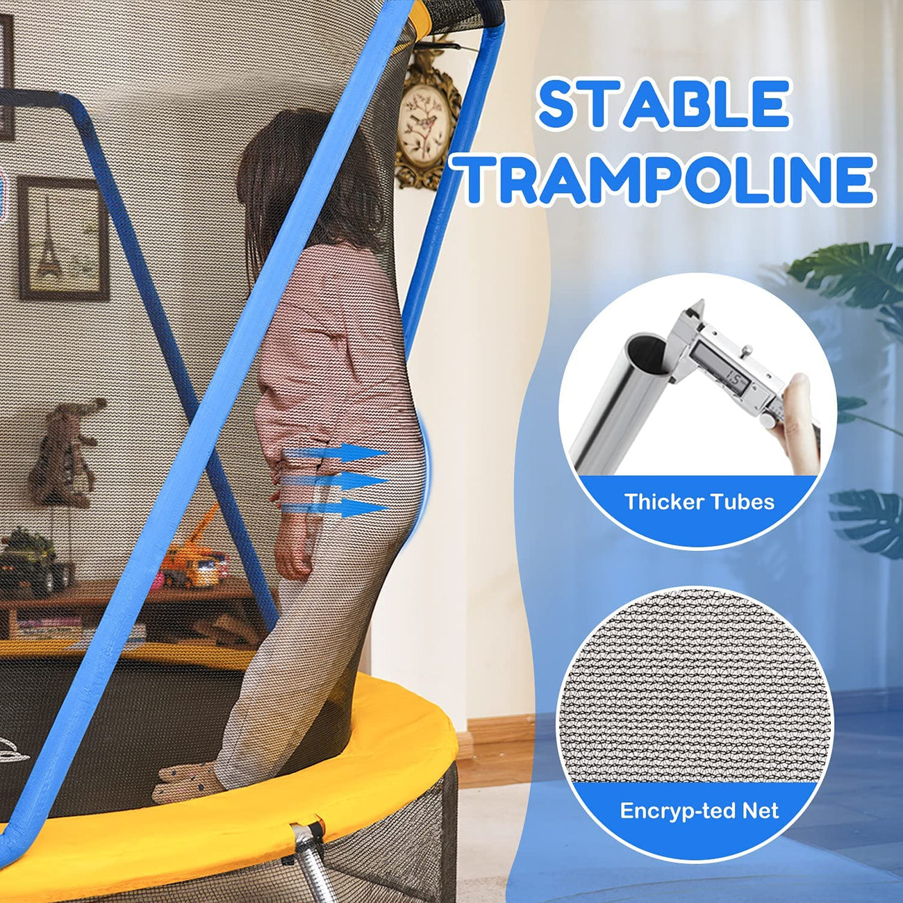 Indoor Small Trampoline for Kids Zupapa®