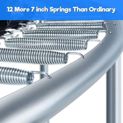 more springs than other 8ft trampoline