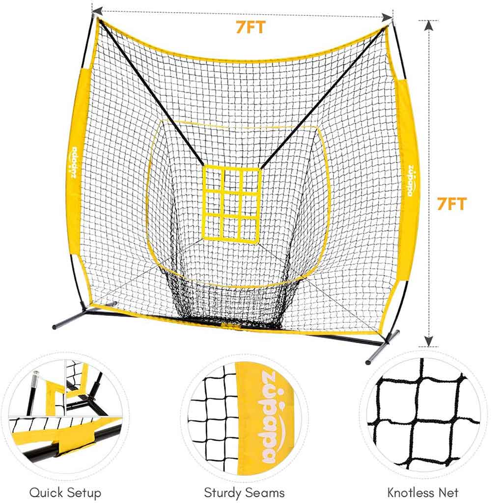 7' x 7' Baseball Net Combo Size