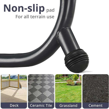 Non-Slip canopy swing