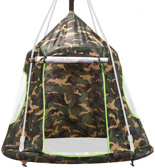 Swing Tent for 40inch Saucer Tree Swing-Camouflage
