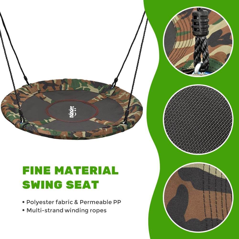 fine material swing seat of Detachable Saucer Tree Swing