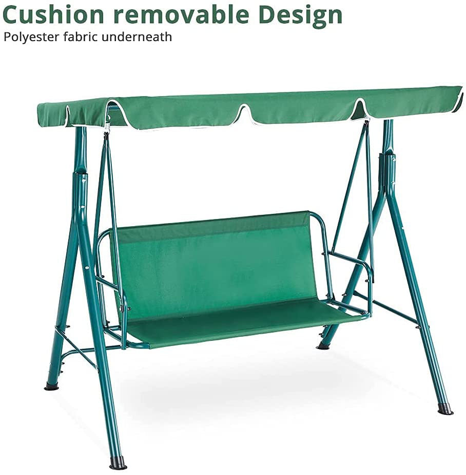 Outdoor Swing with Canopy