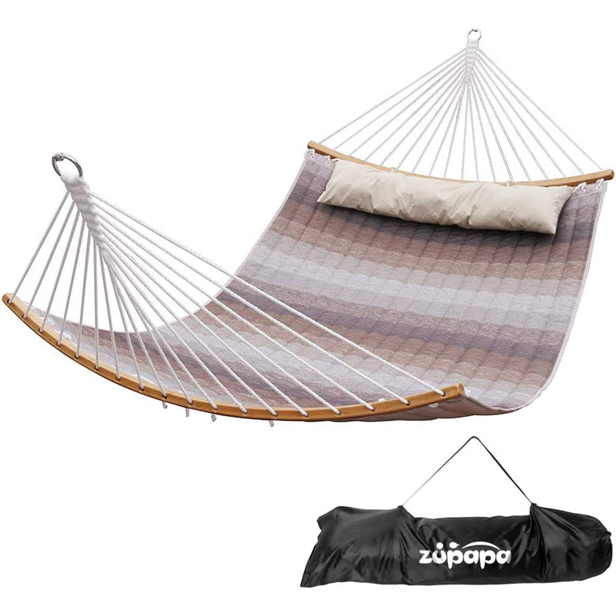 Coffee Quilted Hammock