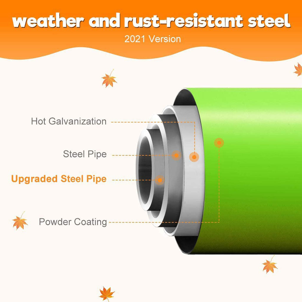 Weather and Rust-Resistant Steel 10 FT Dome Climber