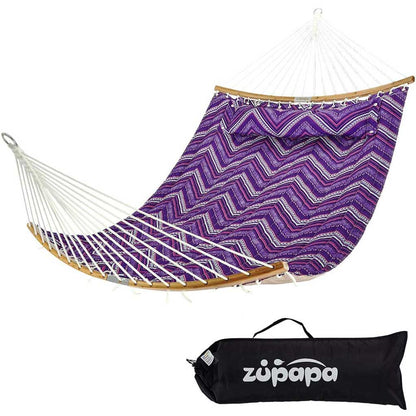 Portable Quilted Hammock-Purple