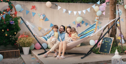 Double Hammock with Stand - Family Size