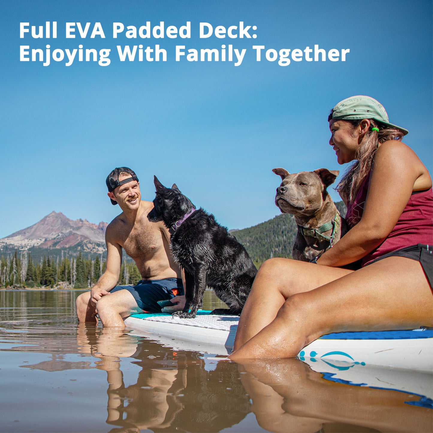 Full EVA Padded Deck Paddle Board