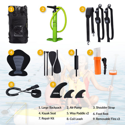 Inflatable Paddle Board Part List