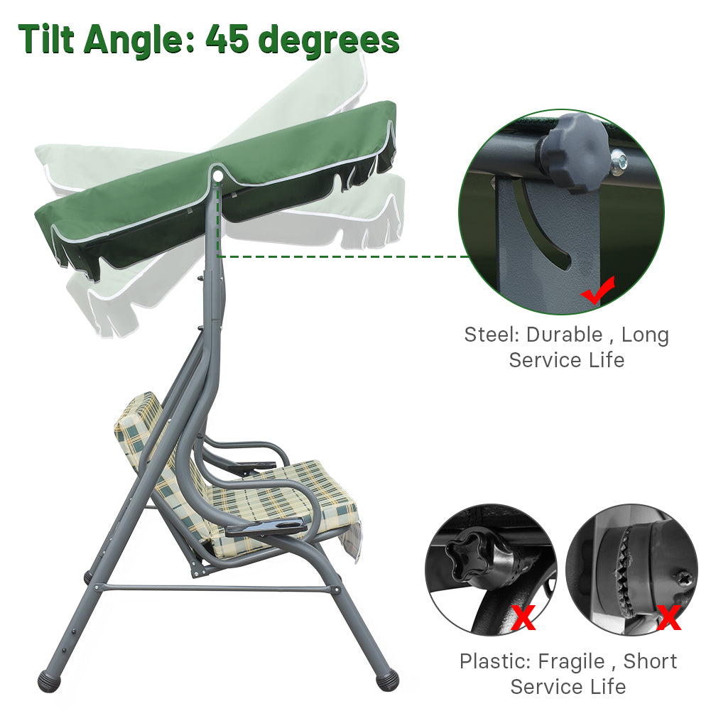 ☆happa Zupapa 600 LBS Canopy Swing | Zupapa