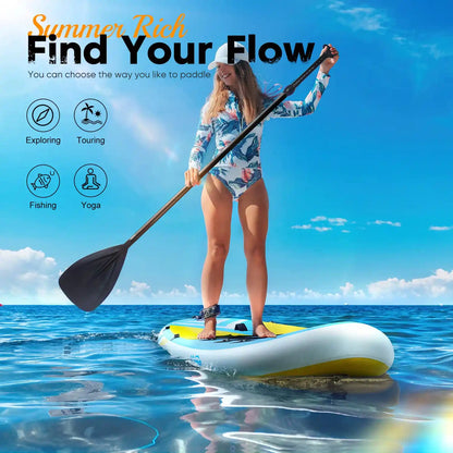 10.6'x33"x6" Inflatable Stand Up Paddle Board (3 Colors Available)