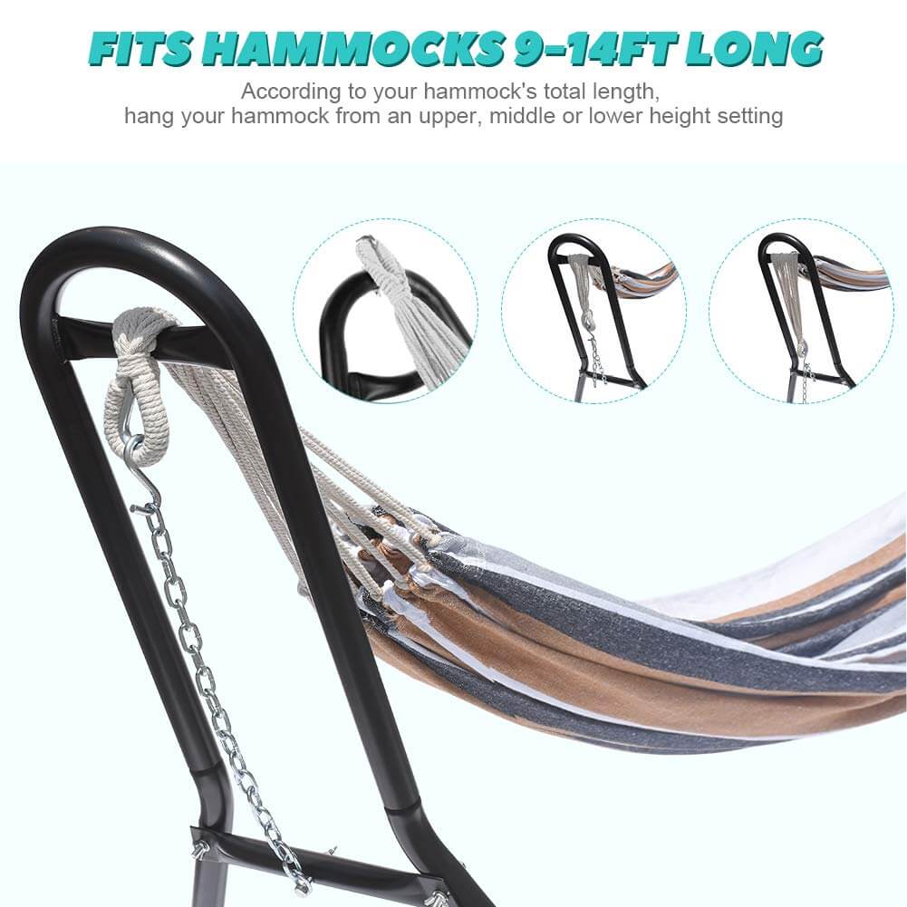 550lbs Capacity Portable Hammock Frame Fits 9-14ft hammock